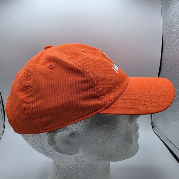 Jacks Point New Zealand Orange Adjustable Performance Cap Hat Logo Athletic - Picture 4 of 9